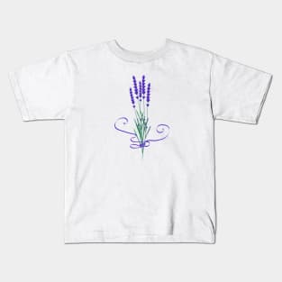 Lavender bouquet with ribbon Kids T-Shirt